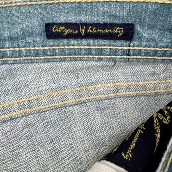 Citizens Of Humanity Straight Leg Vintage Light Blue Jeans Size 27 - Picture 5 of 12
